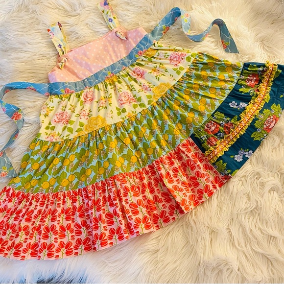 Matilda Jane bundle with Size 6 floral and fruit dress and bloomers. - Picture 2 of 8